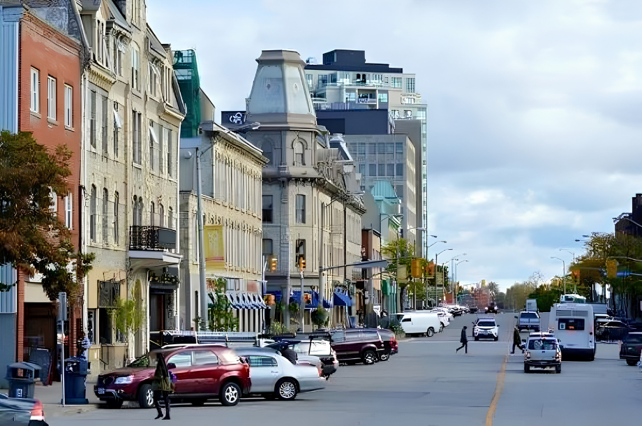 Illustration representing neighbourhood and downtown safety